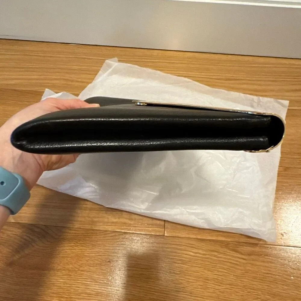 Jimmy Choo Leather Clutch Black